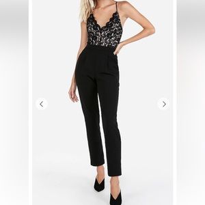 Lace top jumpsuit